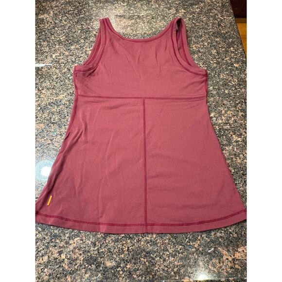Lucy Athletic Tank Top Maroon Size S - Picture 5 of 5